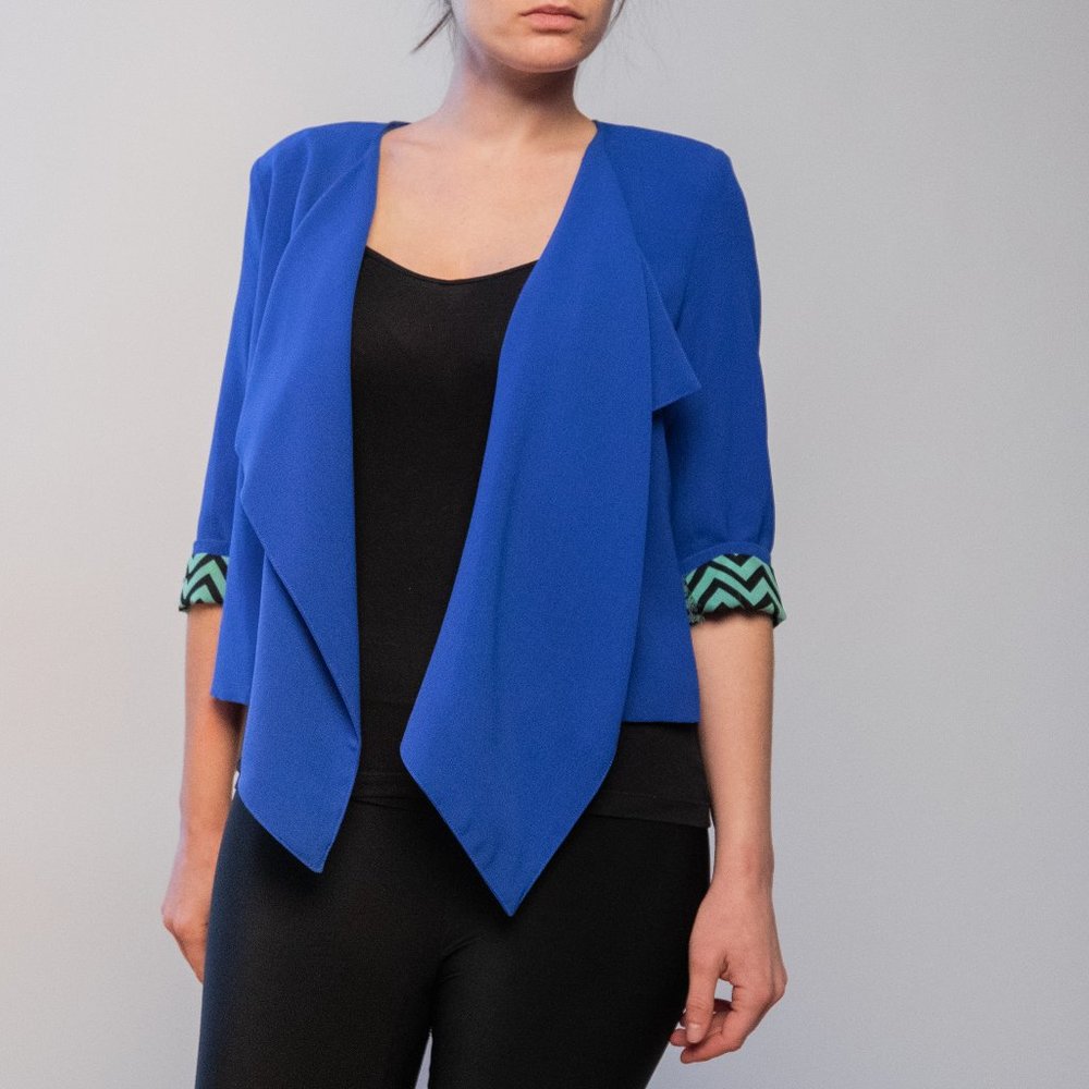 Royal blue blazer